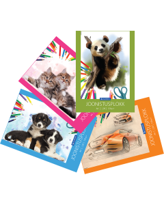 Joonistusplokk A4 120 g, 20 lehte, kõik kaanepildid