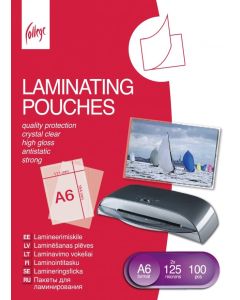 Lamineerimiskile A6 College Antistatic 125mkr (111x154mm), 100 lehte