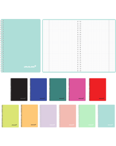 Memo A5 grid, 60 sheets, all cover colours