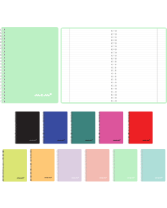 Memo A5 ruled, 60 sheets, all cover colours