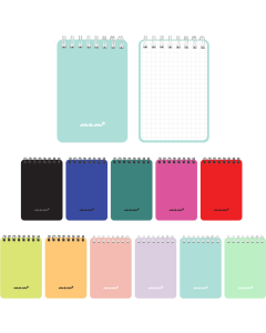 Memo A7 ruut ülaköide, 60 lehte,  kõik kaanevärvid