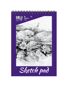 Sketch pad A4, 120 g, 40 sheets, perfo, wire-bound