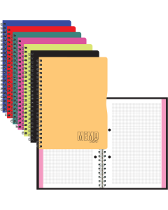 Memo Colour A5 grid, 80 sheets, all cover colours