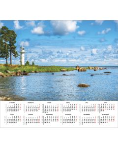 Seinakalender TRIO EXTRA, avatud mõõt 297x640mm (PILT nr. 1)