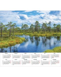 Seinakalender TRIO EXTRA, avatud mõõt 297x640mm (PILT nr. 3)