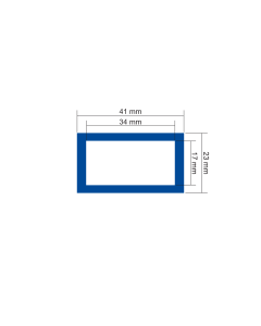 Seinakalendri akna komplekt (sisemõõt 34*17mm), sinine, 7N