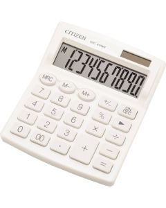 Calculator Citizen SDC810NR WHE, 10 digits, white