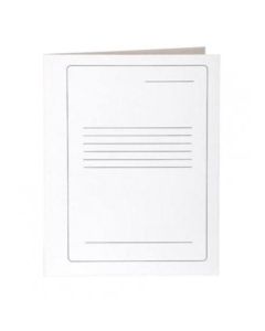 Flat file folder A4 cardboard, white