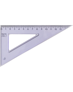 Kolmnurk 60°/16cm, läbipaistev