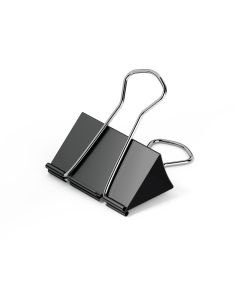 Binder clips 25 mm black, 12pcs price
