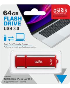 Mälupulk Osiris 3.0 64GB, Type A, riputuspakis