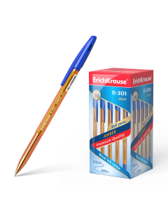 Ballpoint pen R-301 AMBER Stick 0.7 blue, 50pcs pack