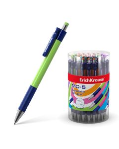Ballpoint pen retractable MC-5 0.7, blue (50)