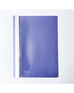 Plastic flat file A4, transparent, violett (10)