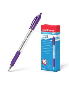 Ballpoint pen retractable U-29 0.6, lilac