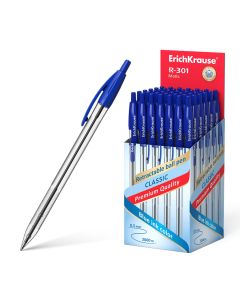 Ballpoint pen retractable R-301 Classic Matic 1.0, blue (50)