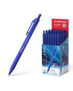 Ballpoint pen retractable R-305 0.7, blue (50)
