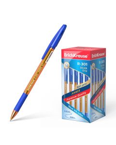 Ballpoint pen R-301 AMBER Stick&amp;Grip 0.7, blue