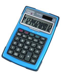 Calculator Citizen WR3000NR BLE, 12 digits, blue