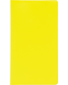 Pocket planner M1, plastic covers yellow