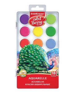 Akvarellvärvid 18 värvi ArtBerry UV kindel (61361)