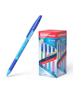 Ballpoint pen R-301 NEON Stick&amp;Grip 0.7, blue