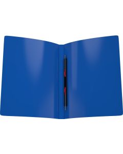 Plastkaas vedrumehhanismiga A4 MEGAPOLIS,selg 17mm, sinine