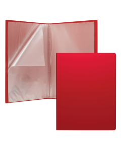 Menüükaaned A4 30 taskut Matt Classic, punane