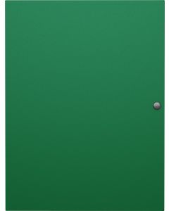 Plastic map with button A4 (spine 8mm), Matt Classic, green (47229)