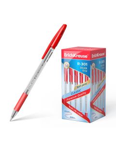 Ballpoint pen R-301 CLASSIC 1.0 Stick&amp;Grip, red