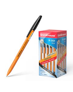 Ballpoint pen R-301 Orange Stick 0.7, black