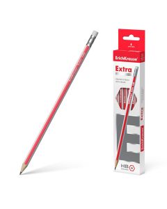 Harilik pliiats kuuskant kummiga EXTRA HB (12)