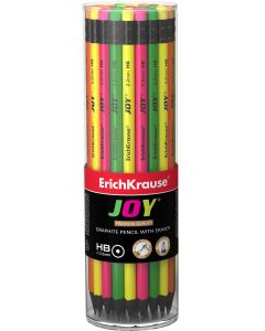 Harilik pliiats ümar kummiga puiduvaba JOY Neon HB (42)