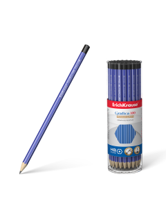 Harilik pliiats kuuskant kummita GRAFICA HB (42)