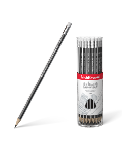 Harilik pliiats kolmnurkne kummiga MEGAPOLIS HB (42)