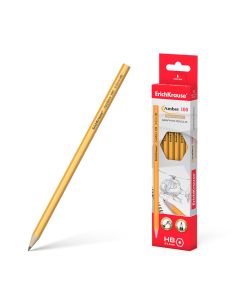 Graphite without eraser AMBER 100 HB (12)