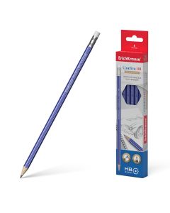 Harilik pliiats kuusnurkne kummiga GRAFICA 101 HB (12)