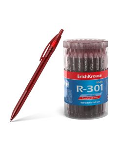 Ballpoint pen retractable R-301 Original Matic 0.7, red