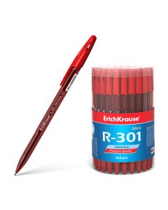 Ballpoint pen R-301 Original Stick 0.7, red (60pcs plastic tube)