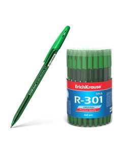 Ballpoint pen R-301 Original Stick 0.7, green (60pcs plastic tube)
