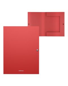 Trukiga plastkarp A4 (selg 8mm), Matt Classic, punane