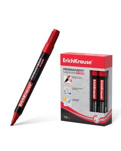 Marker P-300 permanent, red chisel