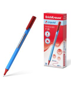 Ink pen LIQUID F-20, red