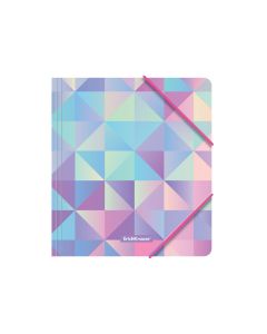 Nurgakummiga plastmapp A5+ Magical Rhombs