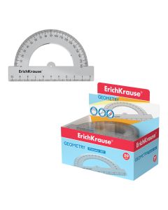 Protractor 180°/10cm CLEAR, sale display (20)