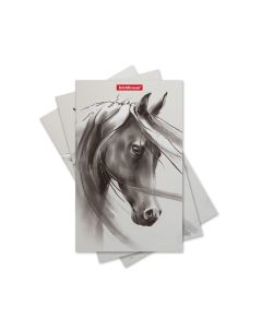 Stapled notebook ErichKrause Wild Horse, 112х181 mm, 32 sheets, dot grid
