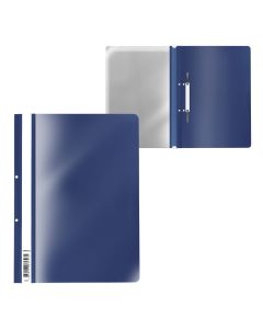 Plastic flat file bindable A4 Fizzy Classic, blue