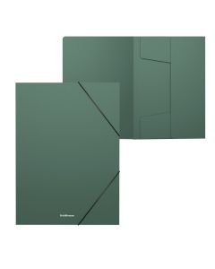 Nurgakummiga plastkarp A4 (selg 30mm) Classic, roheline