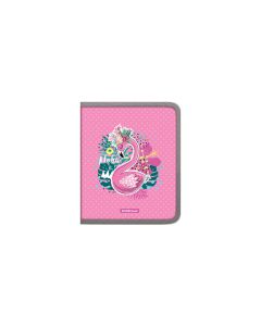 Zip folder for notebooks A5+ Rose Flamingo