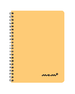 Memo A5 grid, 60 sheets – orange